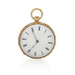 A Vacheron & Constantin gold and enamel pocket watch