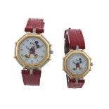 Two Gerald Genta Disney Mickey Mouse wristwatches