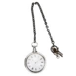 An English verge pocket watch, Charles Hobart