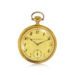 A Patek Philippe 18k yellow gold pocket watch