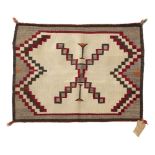 A Navajo regional saddle blanket