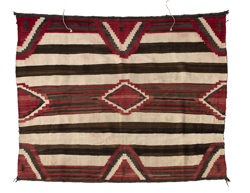 A Navajo third phase chief's blanket/rug - Image 2 of 3