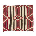 A Navajo third phase chief's blanket-style rug