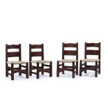 A set of four chairs, Voorhees Craftsman