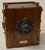 Gandolfi plate camera fitted with a Carl Zeiss Jena lens