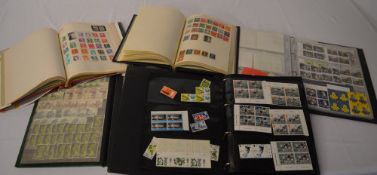 Good selection of GB stamps, good postal values in 3 stock books, some full mint sheets.