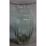 Large flare rim glass vase