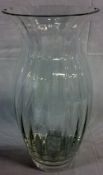 Large flare rim glass vase