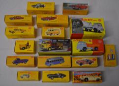 17 Dinky reproduction die cast model vehicles by Atlas Editions