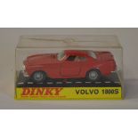 Dinky Volvo 1800S No 116 die cast model with case (case cracked to top)