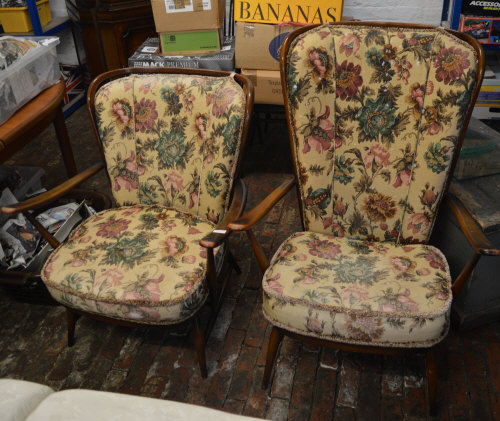 2 Ercol armchairs