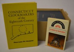 Small box of antiquarian horological books