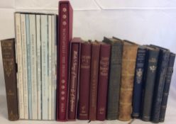 Various books including Walter Scott & 3 Folio Society (Dylan Thomas Under Milk Wood not in