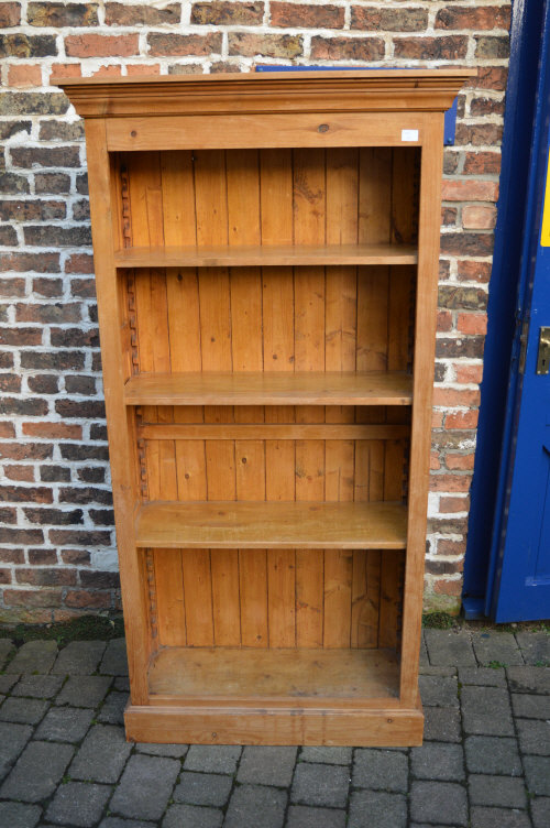 Pine bookcase L 95 cm,