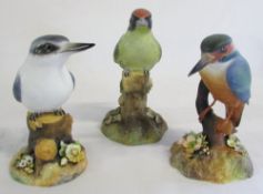 Royal Crown Derby bird figures - Woodpecker,
