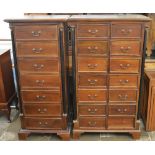 2 large chest of drawers