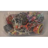 Large bag of mixed costume jewellery