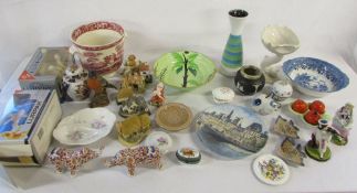 Miscellaneous ceramics inc Wade, Wedgwood, Spode,