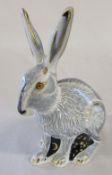 Royal Crown Derby paperweight 'Starlight Hare' exclusively for the Royal Crown Derby Collectors