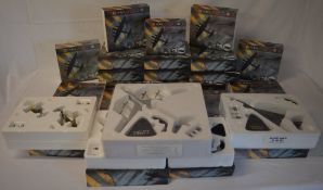 Large quantity of boxed Atlas Edition model aircraft figures