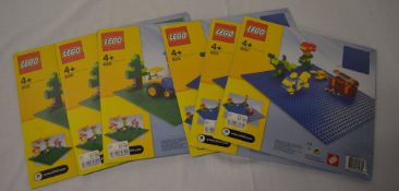 x6 Genuine Lego base boards / base plates,