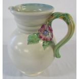 Clarice Cliff 'My garden' pattern jug no 895 H 23 cm