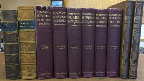 6 vol. of Harmsworth's Household Encyclopedia, 2 vol.