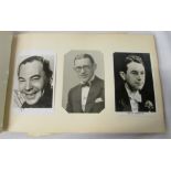 Collection of signed photographs of 1930's Music Hall, Dance Orchestras,