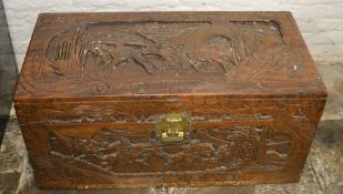 Camphor wood chest