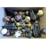 Assorted door knobs and locks