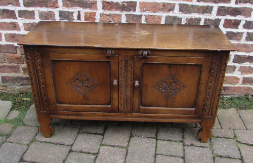 Reproduction oak cabinet