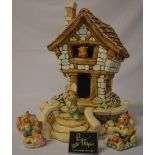 A large 2 piece Pendelfin house,