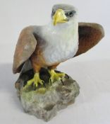 Large Royal Crown Derby bald eagle figure H 24.