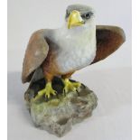 Large Royal Crown Derby bald eagle figure H 24.