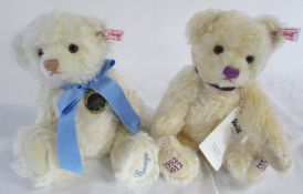 Steiff 'Royal Baby - George' and 'Diamond Jubilee 1952-2012' teddy bears