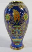 Carlton ware lustre vase persian style pattern H 20.