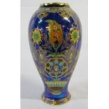 Carlton ware lustre vase persian style pattern H 20.