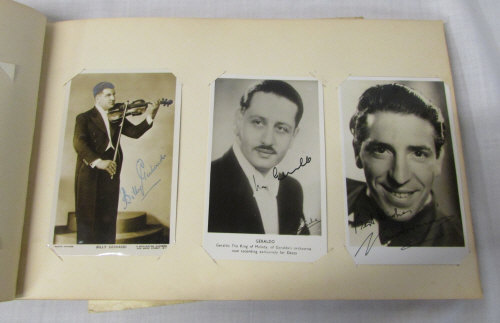 Collection of signed photographs of 1930's Music Hall, Dance Orchestras, - Image 6 of 6