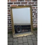 Gilt framed wall mirror