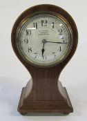 Mantle clock F R Beard 'The Promenade' Cheltenham H 22 cm