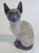 Royal Copenhagen siamese cat no 142 H 20 cm