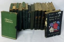 7 Sarn Edition Mary Webb books of poems & 7 Olive Classics