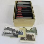 Box of Lincolnshire postcards relating to Market Rasen, Sleaford, Spilsby, Woodhall Spa,