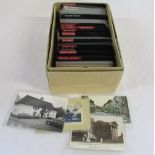 Box of Lincolnshire postcards relating to Market Rasen, Sleaford, Spilsby, Woodhall Spa,
