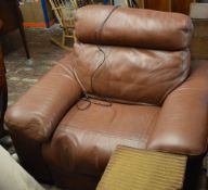 Polo Italian Leather electric reclining armchair