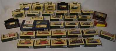 Quantity of boxed die cast model cars including Days Gone