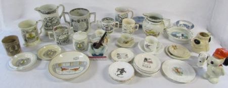 Various ceramics inc Farmers Arms (af), Adams,