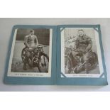 Evening Chronical Speedway Stars Art Photo album containg some original autographs inc 'Bluey'