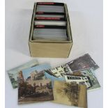 Box of Lincolnshire postcards relating to Grimsby, Louth to Boston (mid Lincs), Louth,