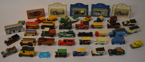 Various unboxed die cast model cars including Matchbox,